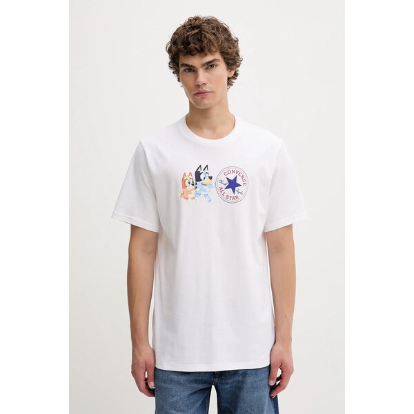 Bavlnené tričko Converse BLUEY 65500557