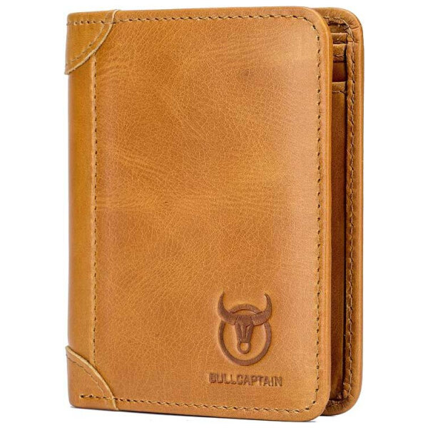 Bullcaptain elegantná kožená peňaženka Gerold Camel 65227179