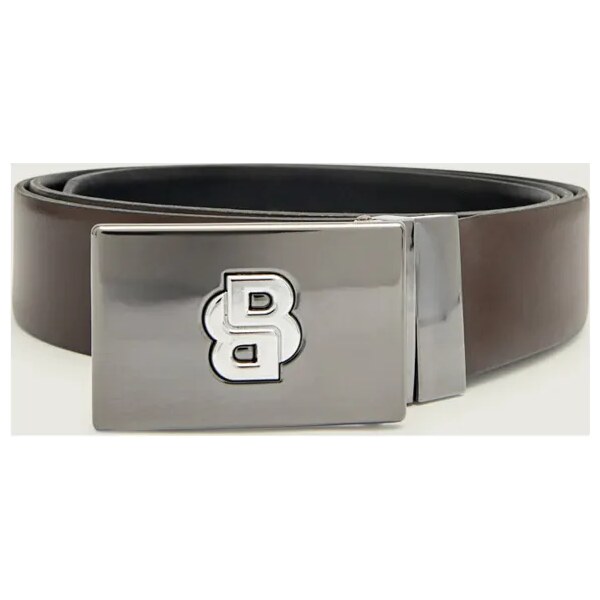 BOSS BLACK Obojstranný kožený remienok B_Icon_Plq_Gb35_pp 65485573