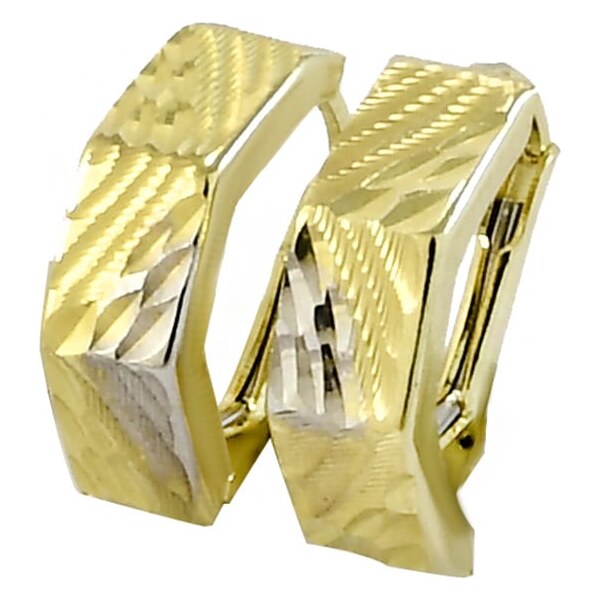 Zlaté náušnice Glare 499 65503572