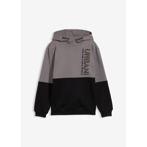 bonprix Mikina s kapucňou, z bio bavlny, farba šedá 65503841