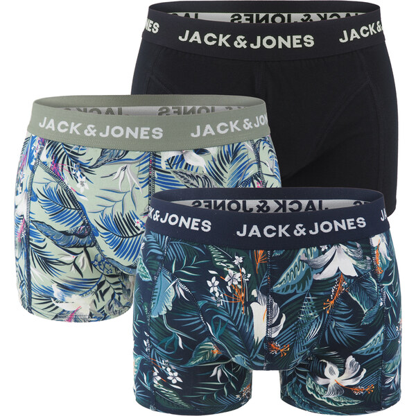 JACK & JONES - boxerky 3PACK Jacbrady flower 65504197