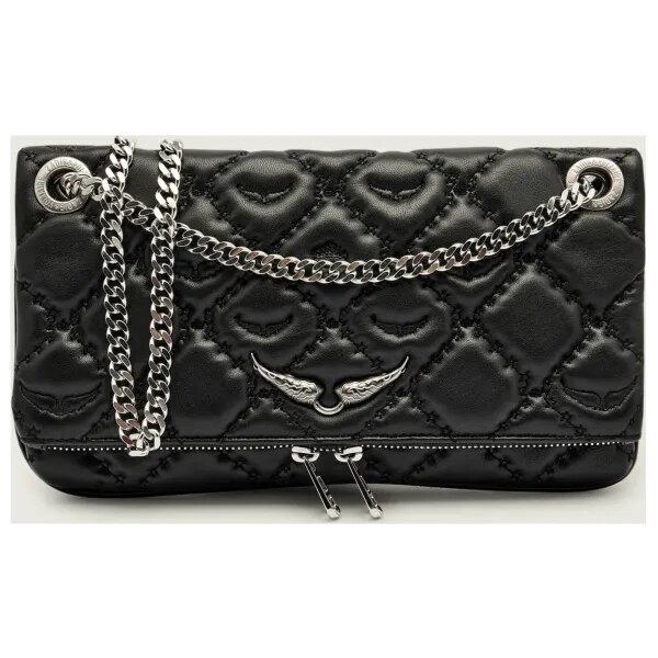 Zadig&Voltaire Kožená kabelka na rameno ROCK II 65493948