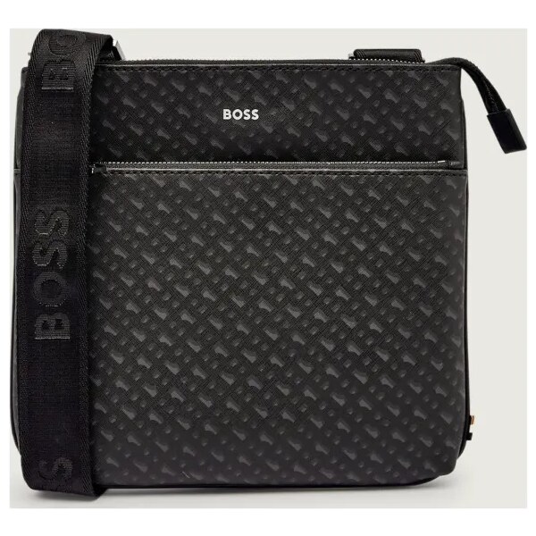 BOSS BLACK Kožená taška na rameno Zair_MN_S env 65493969