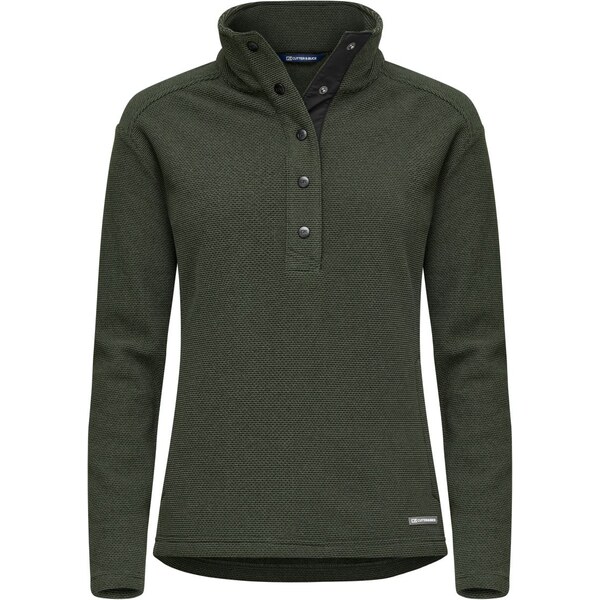 Dámska flísová mikina Hunts so zapínaním do 1/4 Cutter&Buck 65531493
