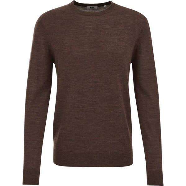 WE Fashion Sveter hnedá melírovaná 65661017