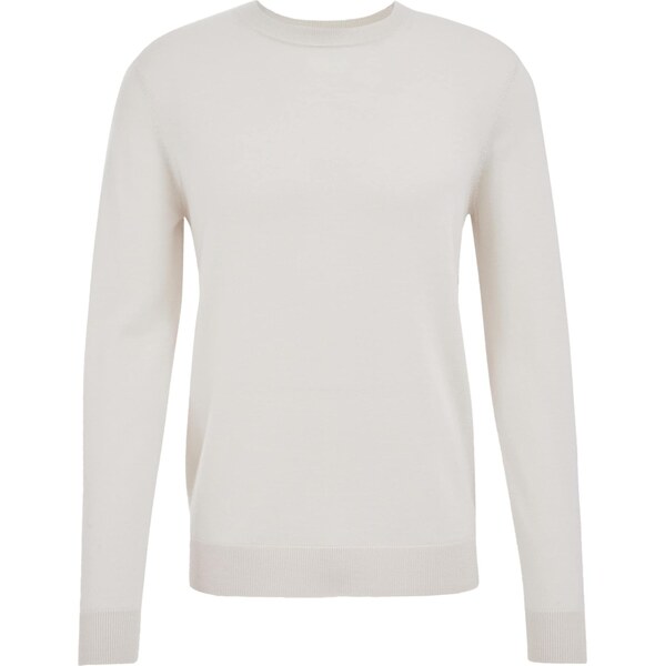 WE Fashion Sveter šedobiela 65662564