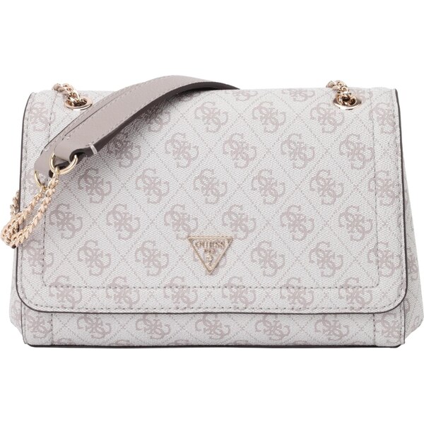 GUESS Taška cez rameno Noelle II tmavošedá / šedobiela 65537773