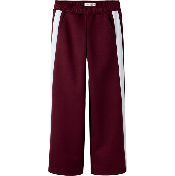 NAME IT Nohavice FNEHA červená / biela 65560097