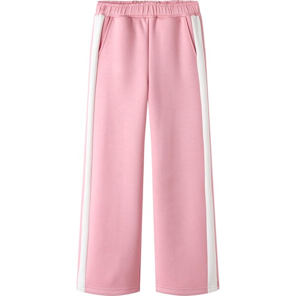 NAME IT Nohavice NKFNEHA ružová / biela 65560096