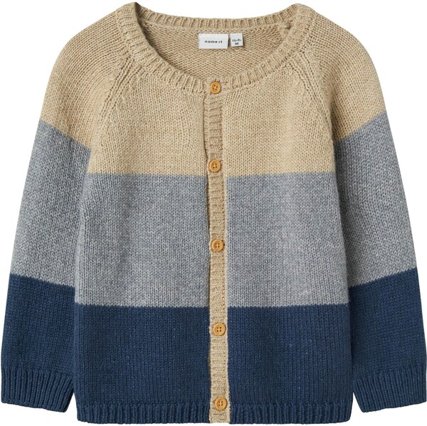 NAME IT Kardigán NMMoller tmelová / tmavomodrá / svetlomodrá 65537735