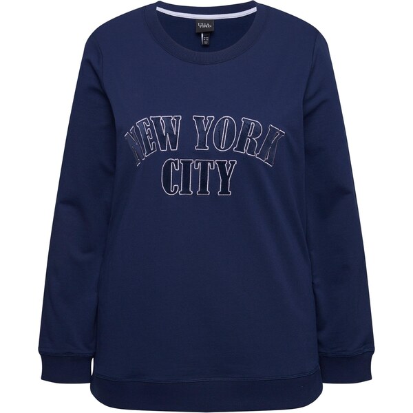 Ulla Popken Mikina námornícka modrá / striebornosivá 65644307