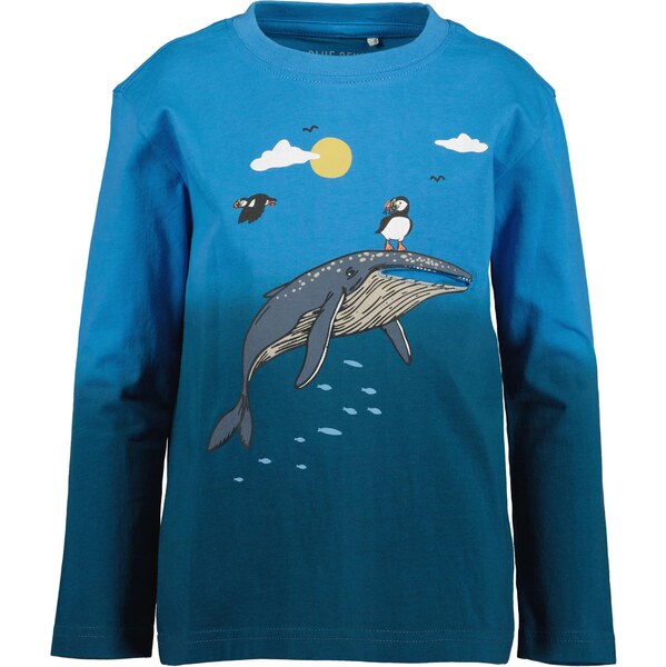 BLUE SEVEN Tričko nebesky modrá / tmavomodrá / žltá / biela 65905308