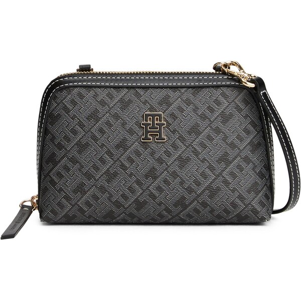 TOMMY HILFIGER Taška cez rameno sivá / čierna 65657651