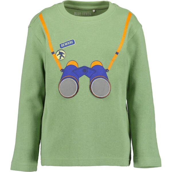 BLUE SEVEN Tričko námornícka modrá / sivá / pastelovo zelená / 65905309