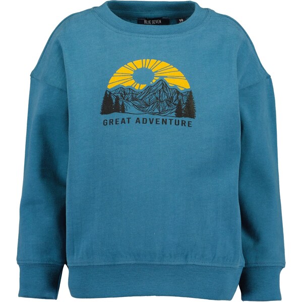 BLUE SEVEN Mikina žltá / petrolejová / čierna 65878565