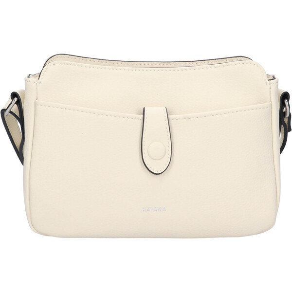 Kožená dámska crosbody kabelka Katana Rezza - béžová 65912297