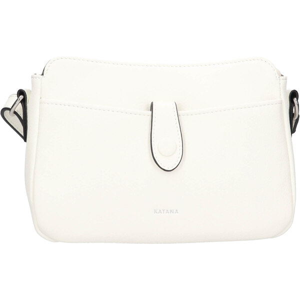 Kožená dámska crosbody kabelka Katana Rezza - biela 65912298