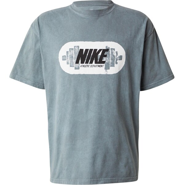 NIKE Funkčné tričko M90 GYM HERITAGE čadičová / čierna / biela 65663482