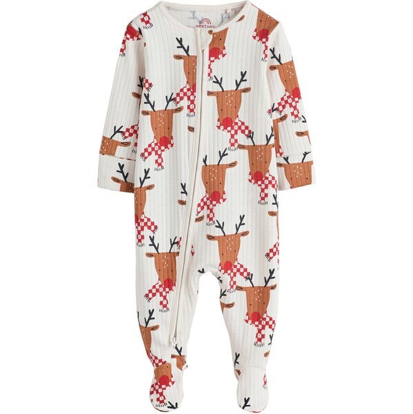 Next Pyžamo nebielená / hnedá / červená / čierna 65891741