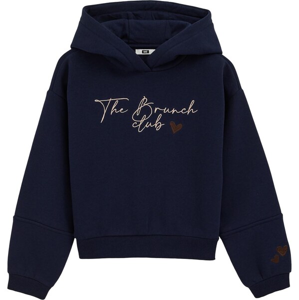 WE Fashion Mikina béžová / námornícka modrá / čokoládová 65659825