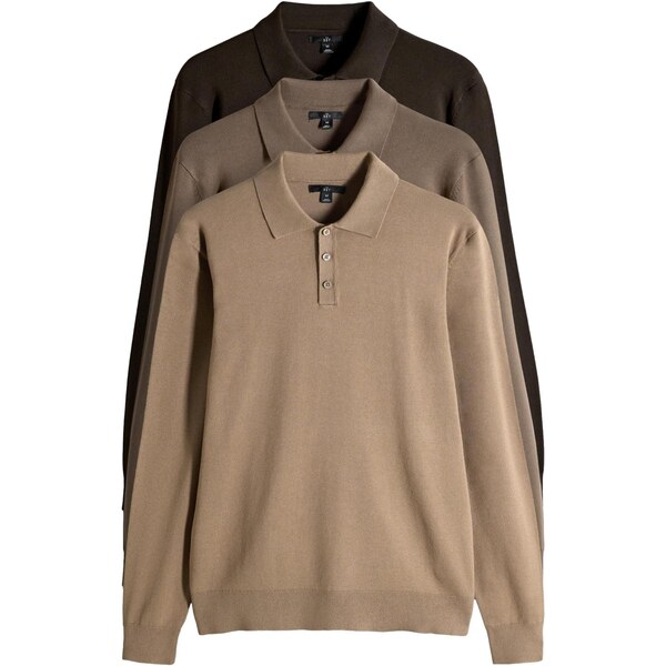 The Set Sveter čokoládová / kapučíno / svetlohnedá 65660458