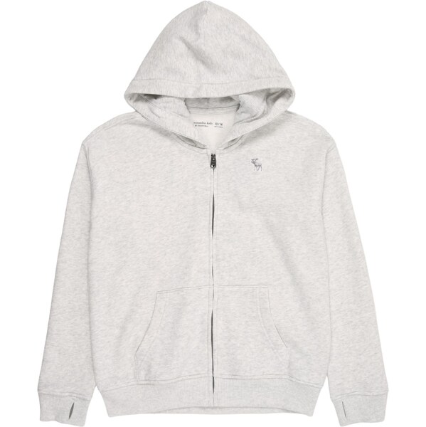 Abercrombie & Fitch Tepláková bunda Essentials svetlosivá 65894803