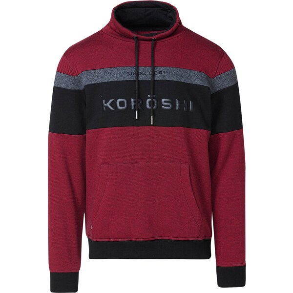 KOROSHI Sveter tmavosivá / červená / čierna 65889651