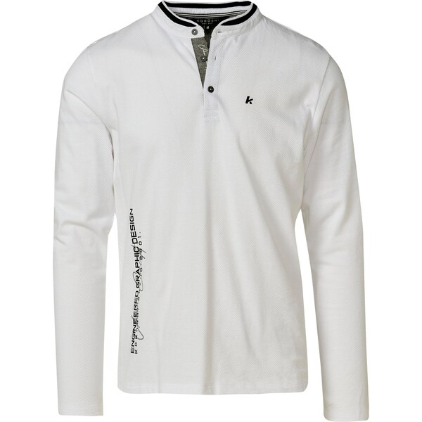 KOROSHI Tričko čierna / biela 65889656