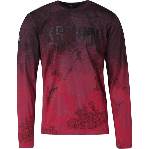 KOROSHI Tričko červená / bordová / čierna 65889724