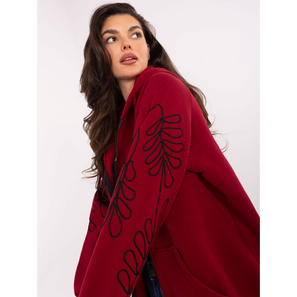 RELEVANCE Sweatshirt-RV-BL-A911.22-burgundy 65540718