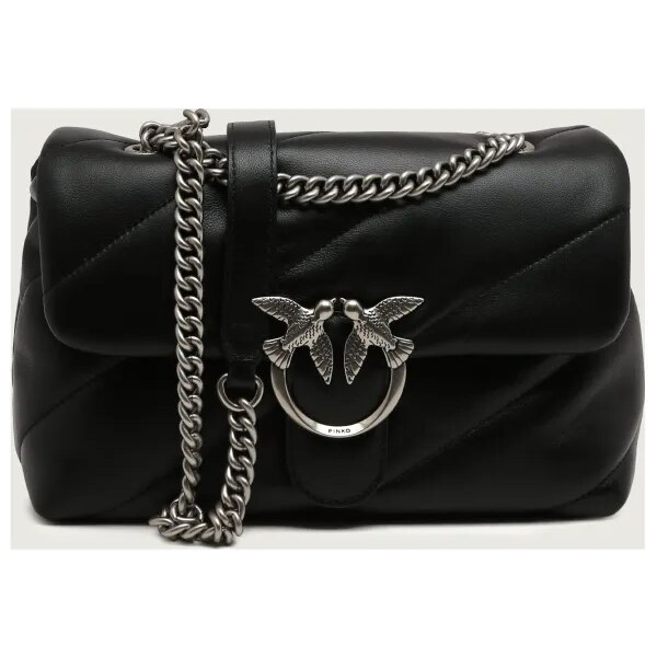 Pinko Kožená kabelka na rameno LOVE CLASSIC PUFF 37677857