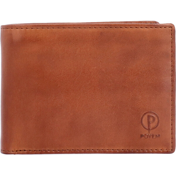 Pánska kožená peňaženka Poyem koňaková 5244 Poyem KO 65544624