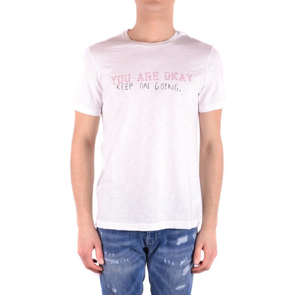 Biele tričko Dondup s potlačou 66806232