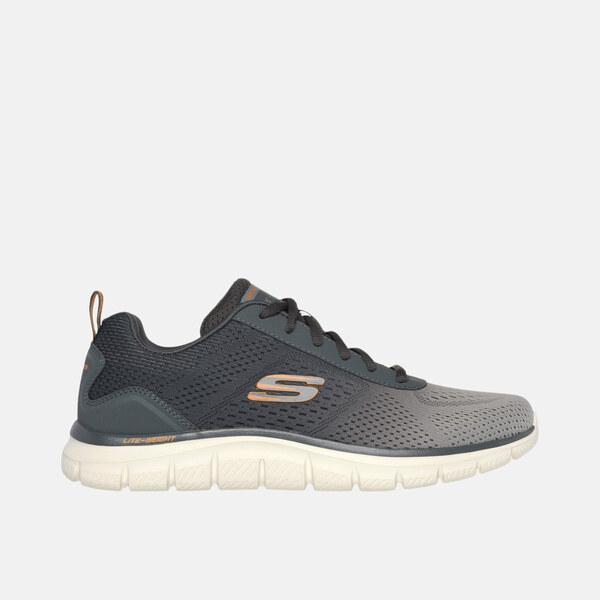 Pánske šedé tenisky Skechers Track - Ripkent 65547100