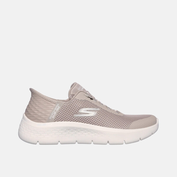 Dámske béžové tenisky Skechers Go Walk Flex - Grand Entry 65547086