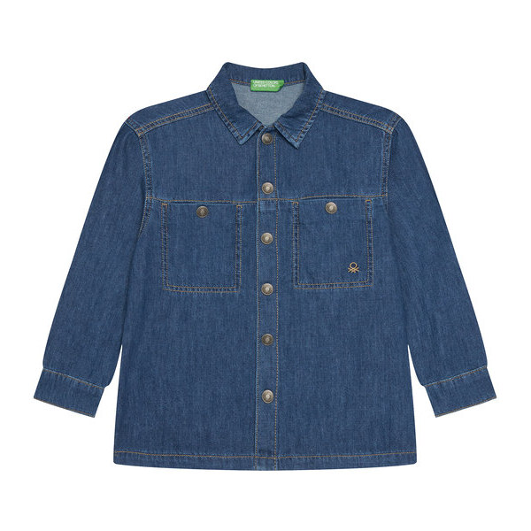 džínsová košeľa United Colors Of Benetton 65545709