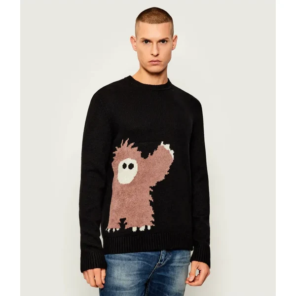 EA7 Sveter | regular fit | s prímesou vlny a kašmíru 65547044