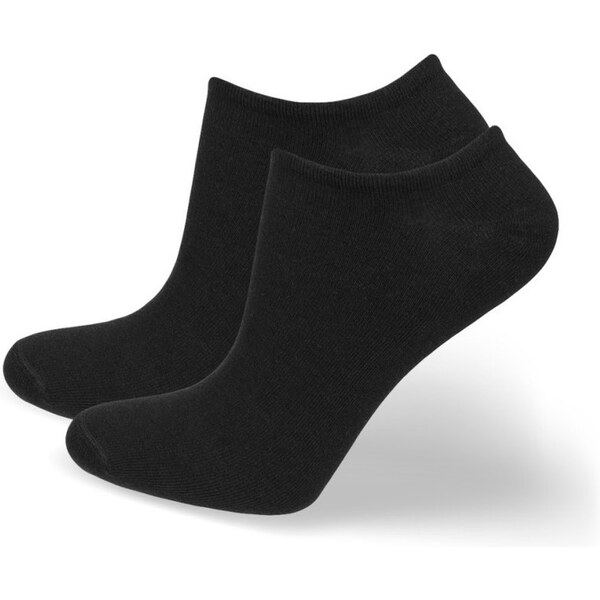 Milena pánske členkové ponožky STOP BCTERIA čierne 66700355