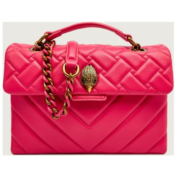 Kurt Geiger Kožená kabelka na rameno KENSINGTON 65237099