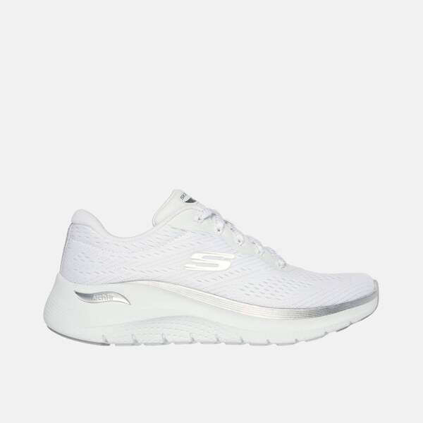 Dámske bielo-strieborné tenisky Skechers Arch Fit 2.0 - Glow The 65547092