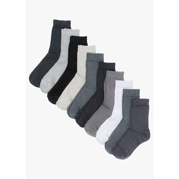 bonprix Ponožky (10 ks), s bio bavlnou, farba šedá 44731685