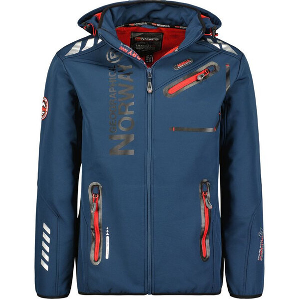 Geographical Norway Geografické Nórsko Softshell ROYAUTE DB NAVY RED 66086387