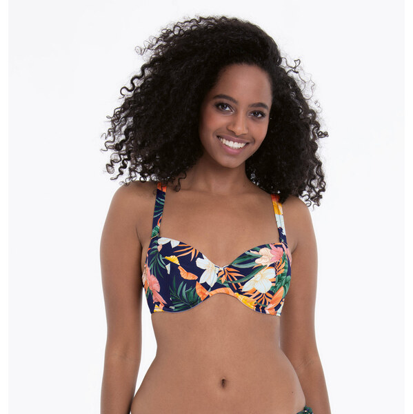 Vrchný diel plaviek Style Luna 8704-1 deep lagoon - RosaFaia 65552402