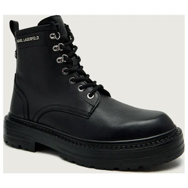 Karl Lagerfeld Kožené šnurovacie topánky MILES 65546955