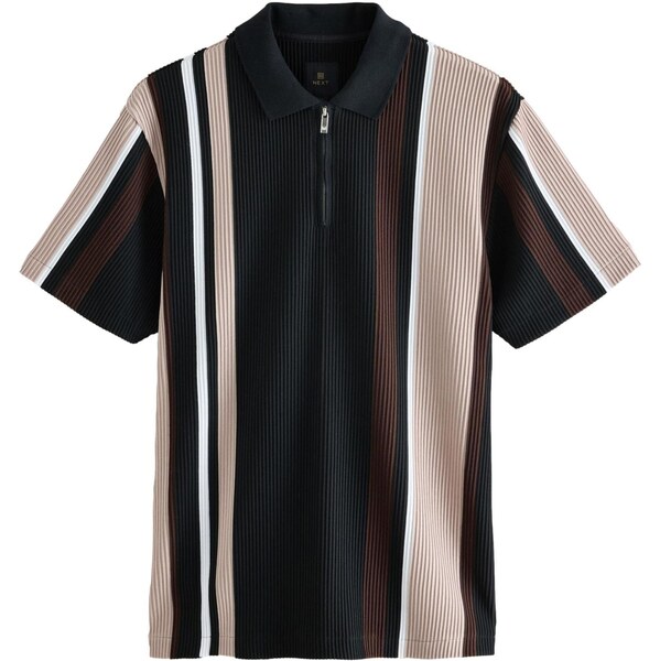 Next Tričko kapučíno / čierna 65663273