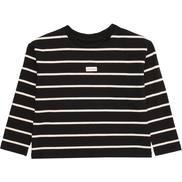 Calvin Klein Jeans Tričko čierna / biela 65696260