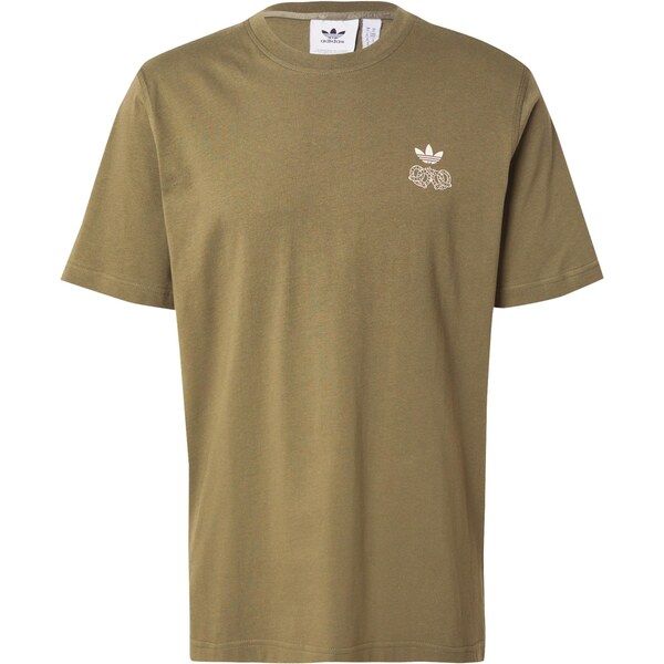 ADIDAS ORIGINALS Tričko olivová / biela 65665518