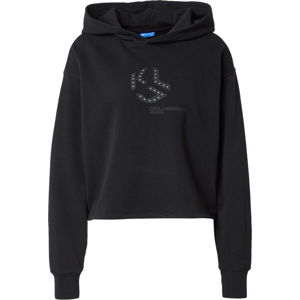 KARL LAGERFELD JEANS Mikina jedľová / čierna 65559006