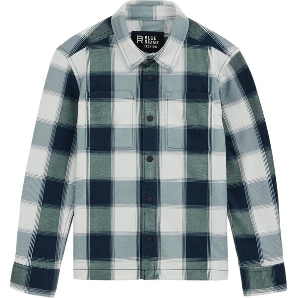 WE Fashion Košeľa námornícka modrá / biela 65886905